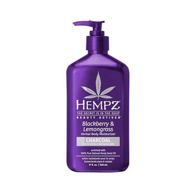 HEMPZ Body Lotion - Blackberry Lemongrass Daily Moisturizing Cream, Shea Butter Hand and Body Moisturizer - Hemp Lotion - Skin Care Products, Hemp Seed Oil - 17 oz.