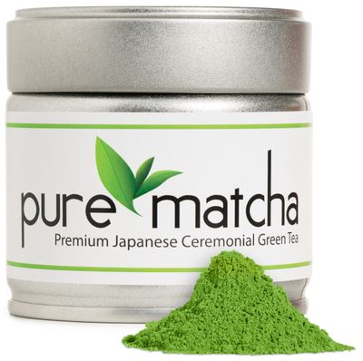 Pure Matcha Premium Ceremonial Grade Matcha Green Tea Powder Authentic Japanese Origin Sugar Free 30g, 1.06oz
