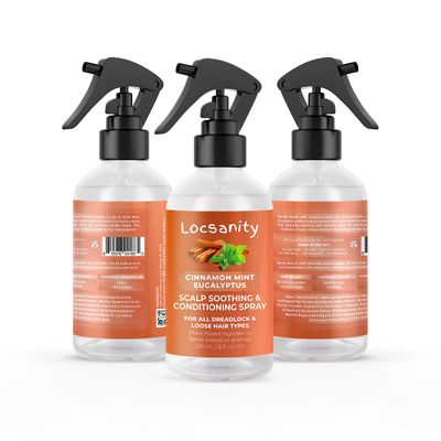 Locsanity Cinnamon Mint Eucalyptus Scalp Soothing Conditioning Spray