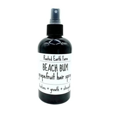Grapefruit Sea Salt Spray for Hair - Beach Bum Texturizing Mist - Herbal Infused