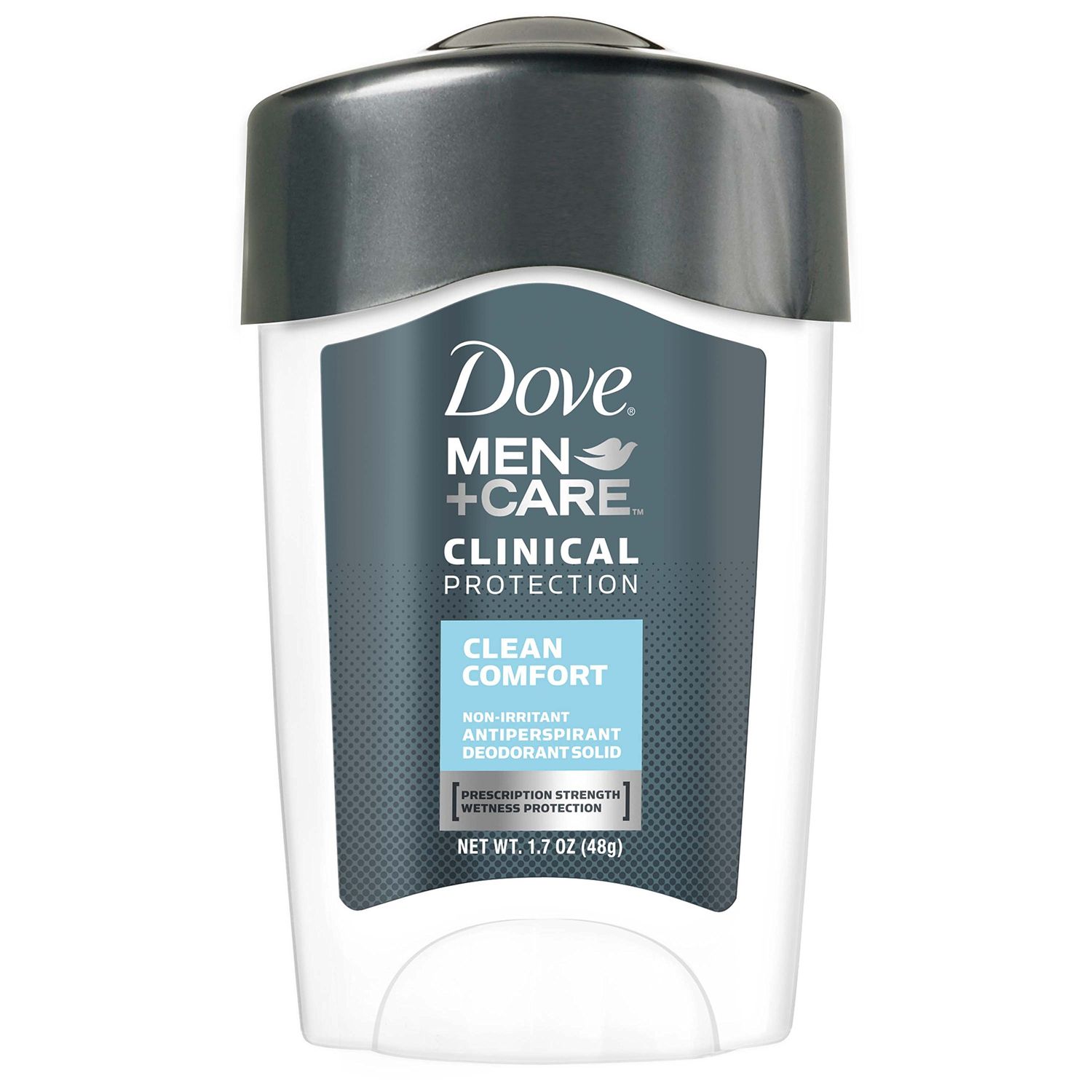Dove MenCare Clinical Antiperspirant Deodorant Stick, Clean Comfort, 1.7 oz