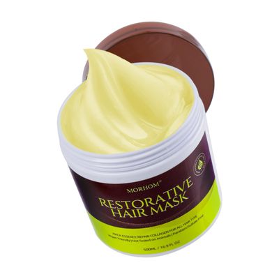 Morhom Collagen Hair Treatment, Deep Repair Conditioning Keratin Hair Mask - 16.9 Fluid Ounces, 500 Milligrams