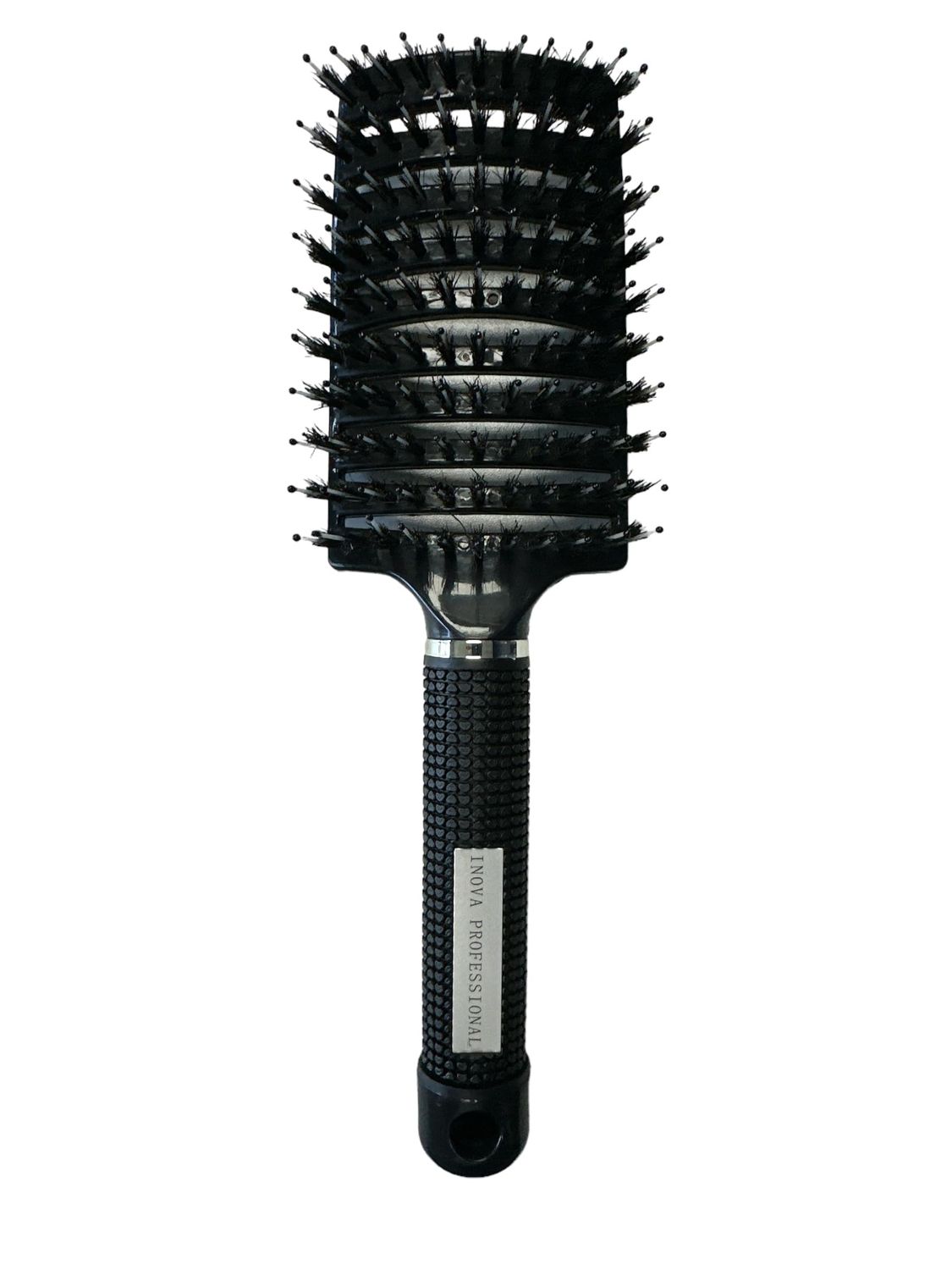Boar Bristle Hair Brush - Curved and Vented for Wet and Dry Detangling Hair Brush for Women Long, Thick, Thin, Curly Tangled Hair Vent Brush