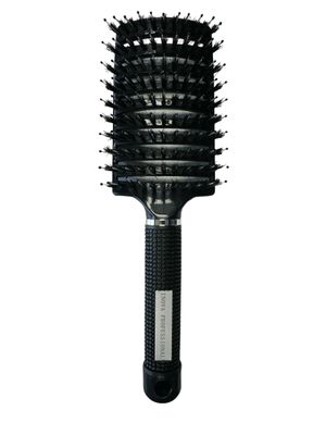 Boar Bristle Hair Brush - Curved and Vented for Wet and Dry Detangling Hair Brush for Women Long, Thick, Thin, Curly Tangled Hair Vent Brush