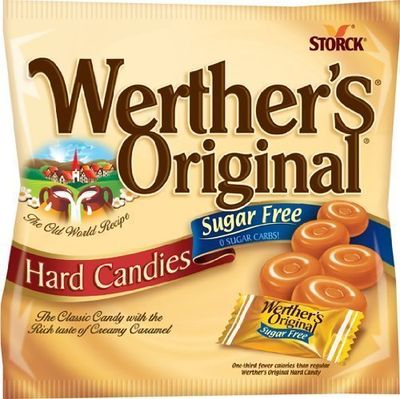 Werther&#39;s, Caramel Sugar Free Hard Candy, Original, 2.75 Ounce (Pack of 4) by Werther&#39;s