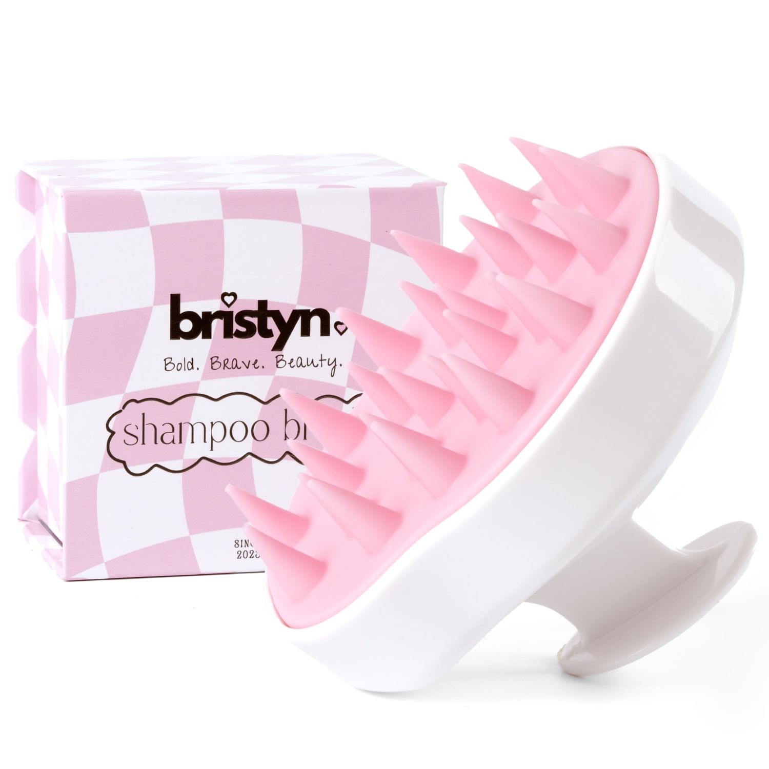 BRISTYN BEAUTY Scalp Massager Shampoo Brush Soft Bristles Scalp Scrubber for Enhanced Hair Growth Dandruff Removal Scalp Exfoliation Deep Cleansing Relaxtion Brush