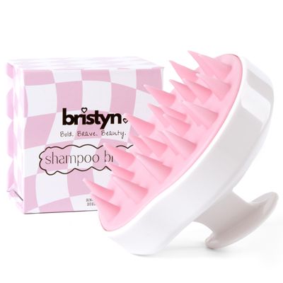 BRISTYN BEAUTY Scalp Massager Shampoo Brush Soft Bristles Scalp Scrubber for Enhanced Hair Growth Dandruff Removal Scalp Exfoliation Deep Cleansing Relaxtion Brush