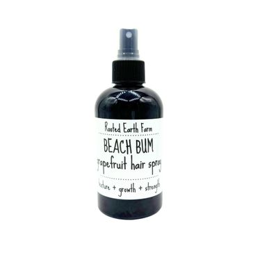 Grapefruit Sea Salt Spray for Hair - Beach Bum Texturizing Mist - Herbal Infused