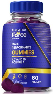 Alpha Pro Force Gummies, Official Alpha Pro Force Gummies for Men, All-Natural Male Formula to Support Peak Performance and Stamina, Alpha Pro Force ME Gomitas Reviews (60 Gummies)