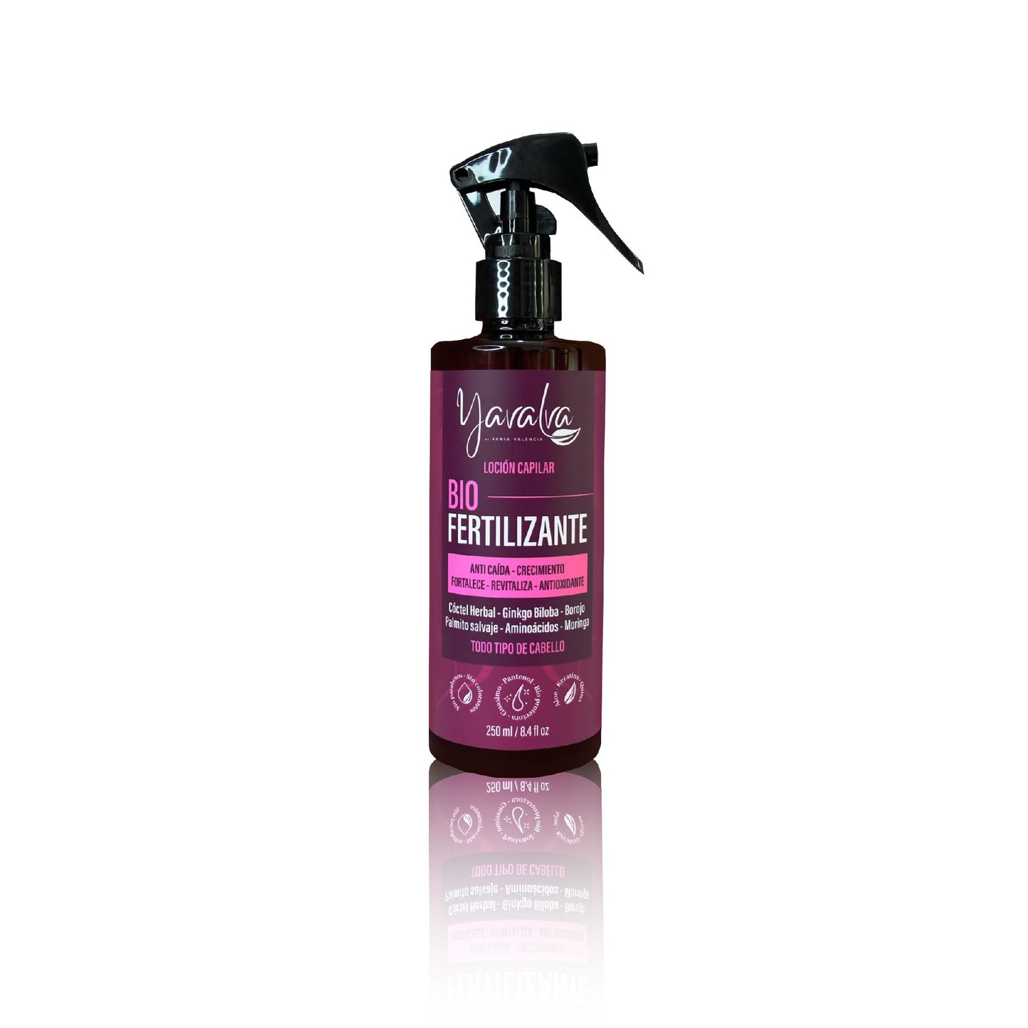 LOCIN BIOFERTILIZANTE PARA LA CADA DEL CABELLO - YAVALVA BY YANIA VALENCIA - VEGAN PRODUCT