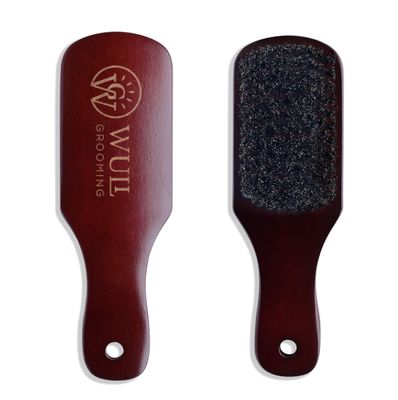 Wuli Grooming Flyaway Taming Boar Bristle Hair Brush - Women, Men and Kids, Wavy Loose Curly Hair