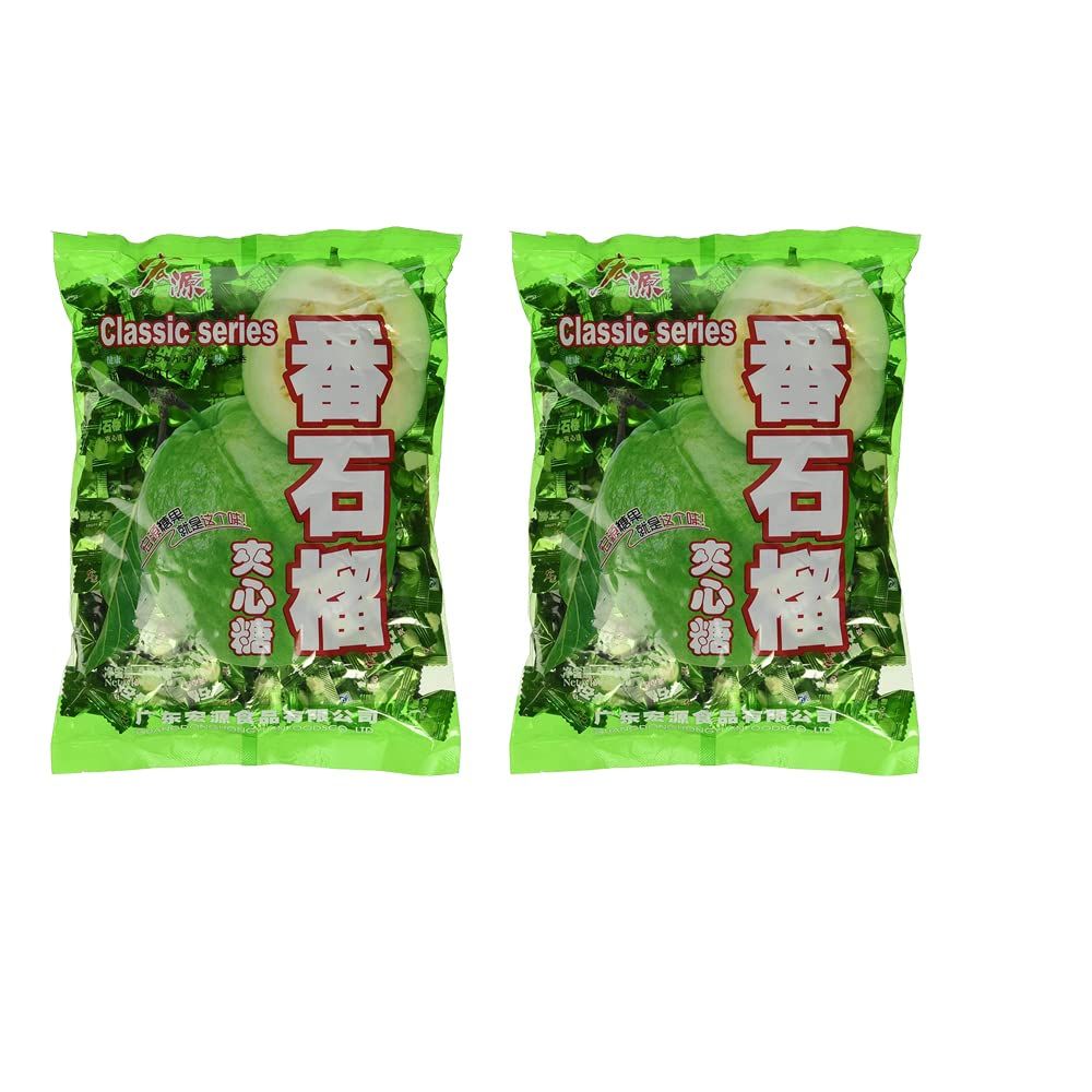 Hong Yuan Guava Classic Hard Candy 12.3 Oz350 grams (Guava, 2pack)