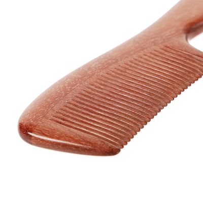 Onedor Handmade 100 Natural Red Sandalwood Hair Combs - Anti-Static Sandalwood Scent Natural Hair Detangler Wooden Comb (Fine Tooth)