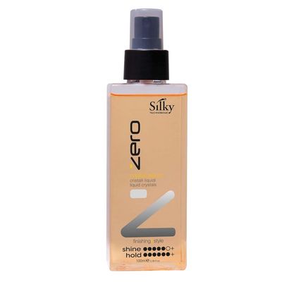 SILKY Technobasic Zero Crystal Serum - Organic Hair Serum for Frizzy and Dry Hair - Anti Frizz Hair Serum for Extra Shine and UV Protection - Hydrating Hair Serum for Frizz Control 123ml3.38oz