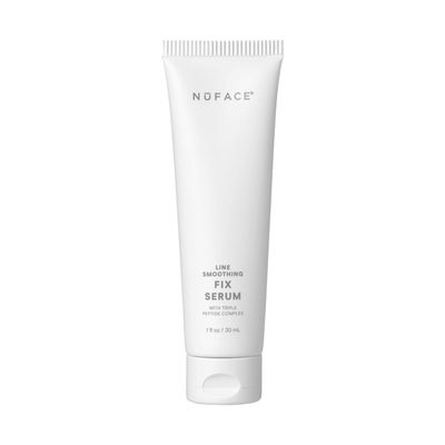 NuFACE FIX Serum - Line Smoothing Conductive Serum for Microcurrent with Triple Peptide, Hyaluronic Acid IonPlex to Hydrate, Brighten and Enhance NuFACE Microcurrent Device Results (1 oz)