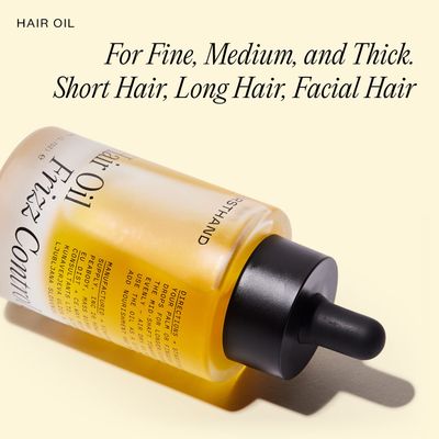 Firsthand Supply Hair Oil Frizz Control and Shine - Lightweight Oil - Clean Non-toxic Hair Care Ingredients - With Argan Oil and Plant Based Keratin - 1.7oz (50ml)