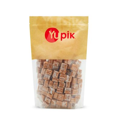 Yupik Creamy Caramels, 2.2 lb (35.2 oz), Gluten-Free, Individually Wrapped, Semi-Soft Candies, Caramel Vanilla Flavor, Sweet Candy, Delicious Snacks, Ideal for Gifting, Halloween Holidays