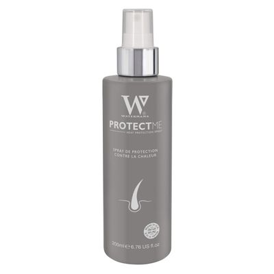 Watermans Protect Me Thermal Protection Spray, Iron Straight Heat Spray that helps Resist Heat Damage to Hair Tame Frizz, Pre-Iron Spray Leave-In 6.67 Oz