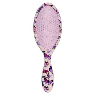 Cala wet n dry DETANGLING HAIR BRUSH BUTTERFLY PRINT