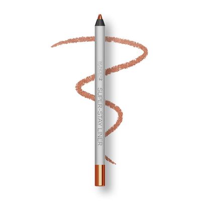 Wunder2 SUPER-STAY LINER Makeup Eyeliner Pencil Long Lasting Waterproof Eye Liner, Color Copper Metallic