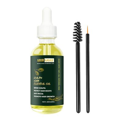 ARHGOAT Organics Hair Oil Rosemary Tea Tree Biotin Mint Scalp Hair Strengthening Oil for All Hair Types, Hair Oil for Women Men, 2 Ounce