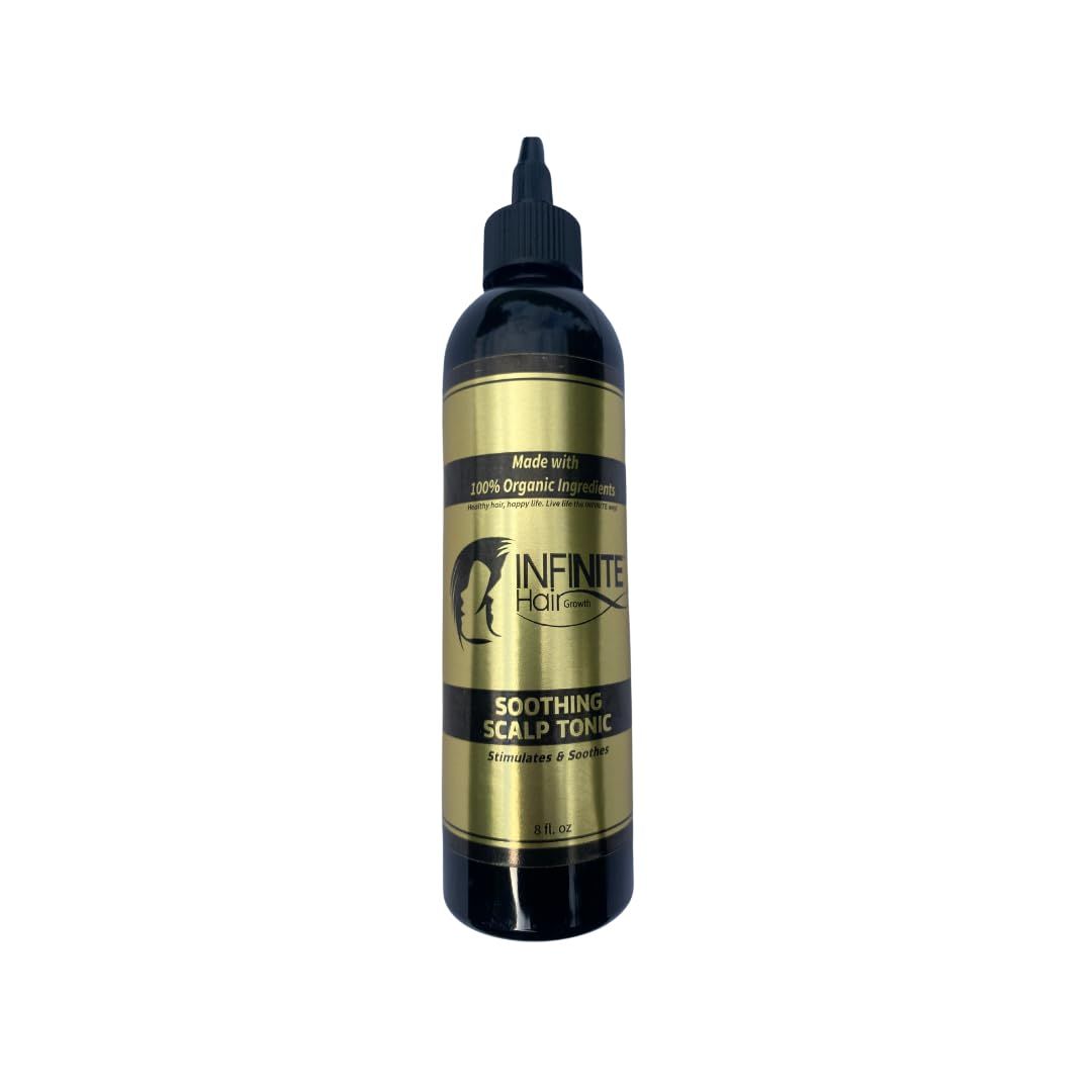 Infinite Hair Growth Soothing Scalp Tonic Calming Seborrheic Itchiness, Hydrates Scalp, Reduces Flakes, Sweet Clove, Rosemary, Mint, Encourages Healthy Roots, Instant Scalp Relief, Non Greasy