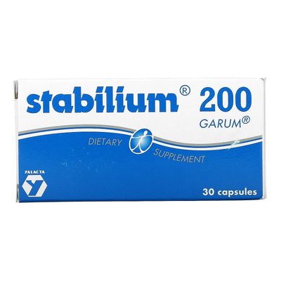 Allergy Research Group Stabillium 200 - Calm and Resilience for Adults, Stress Support Supplement to Endure, Restorative Support - 30 Capsules (Pack of 1)