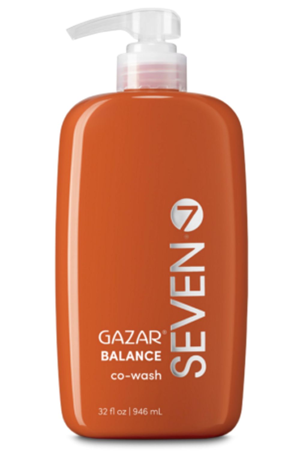 SEVEN Hair Care GAZAR BALANCE Cowash for Women Men with Shea Butter Coconut Oil, 1 Step Shampoo Alternative for Curly or Textured Hair, Sulfate Paraben Free, Cruelty Free, Made in USA, 32 oz