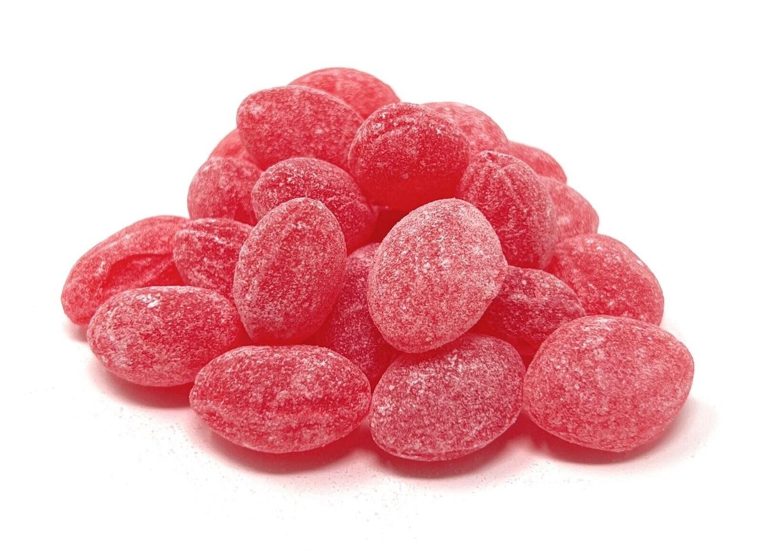YANKEETRADERS Wild Cherry Hard Sanded Candy Drops, 40 Oz. Bulk Bag