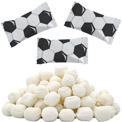 The Dreidel Company Sports Buttermints, Mint Candies, After Dinner Mints, Butter Mint Candy, Fat-Free, Kosher Certified, Individually Wrapped (Soccer) (275 Pieces)