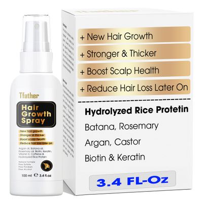 Herb Hair Growth Oil Spray for Women Men - Dry Scalp Hair Growth Serum for Combat Hair Loss, Strengthening, Boost Scalp Health to Stimulate Thinning Hair Regrowth Thicker Longer