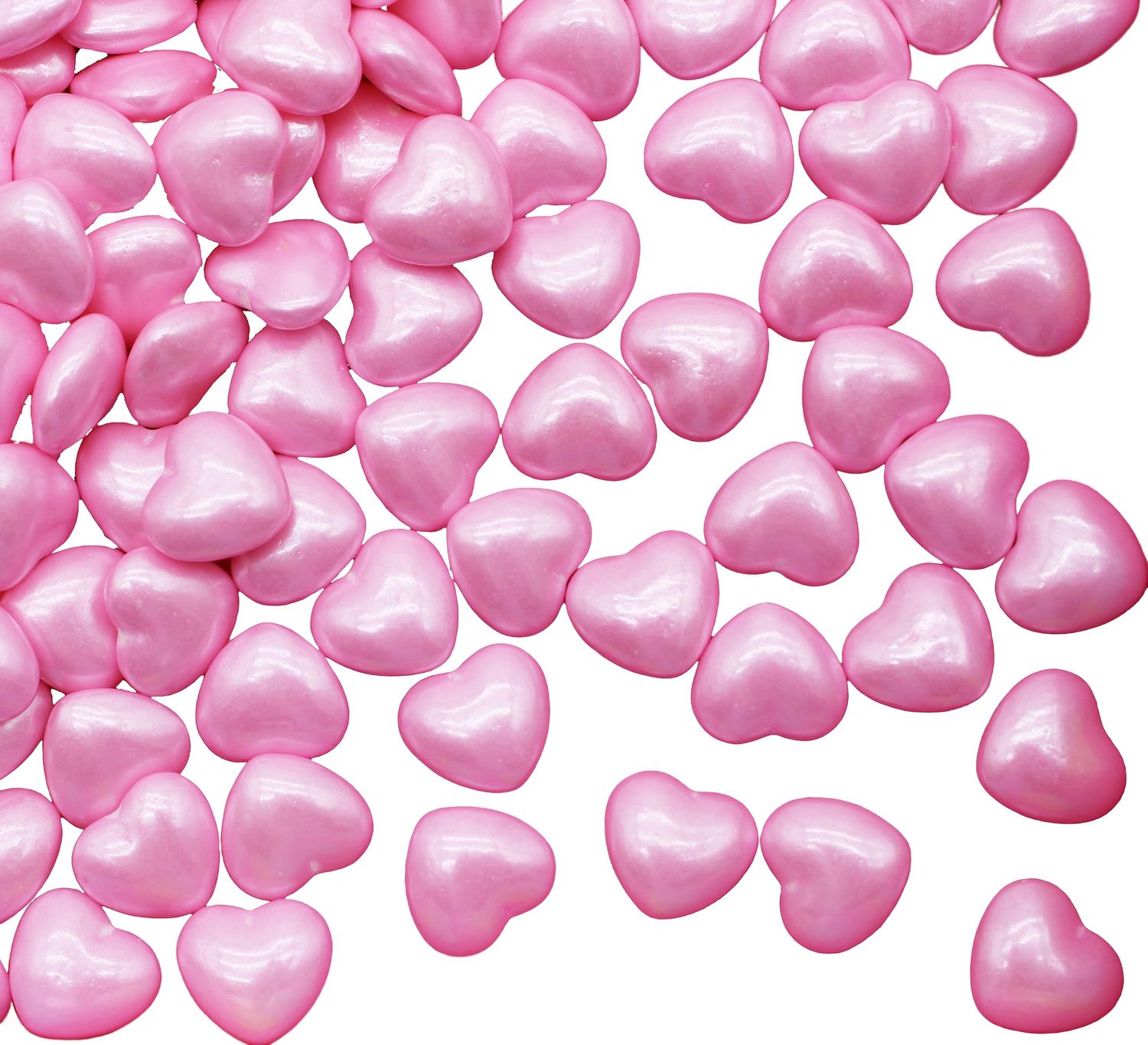 Pink Heart Shaped Candy 1 Pound Bulk Bag-For Bridal Showers Or Wedding Candy Stations
