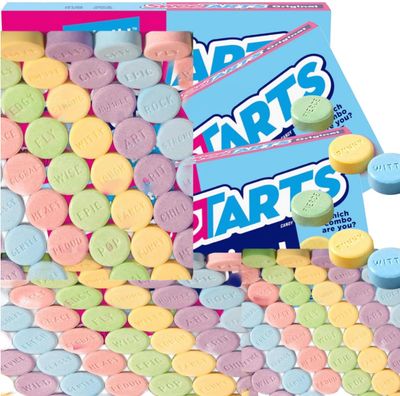 Sweet Original Candy, Assorted Flavors Blue Raspberry, Red Cherry, Purple Grape, Yellow Lemon (3 - Pack)