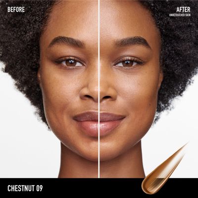 bareMinerals Complexion Rescue Tinted Moisturizer for Face with SPF 30, Vegan Tinted Mineral Sunscreen with Hyaluronic Acid, Mini Size, Chestnut 09