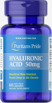 Puritan&#39;s Pride Hyaluronic Acid 50 mg-60 Capsules (Model: 14860)