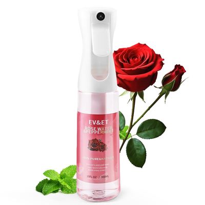 EVET Daily Moisturizing Refreshing Spray for Locs, Dreadlocks - Rose Water and Peppermint Hair Scalp Moisturizer, Dreadlock Spray - Natural Loc Care and Maintenance 10 Fl oz (10Fl oz)