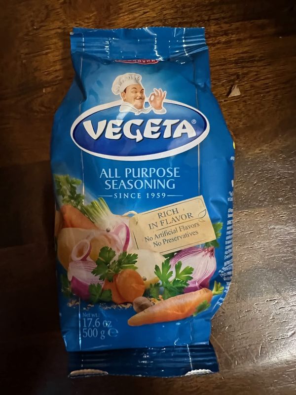 Vegeta, Gourmet Seasoning, No MSG, 17.5oz 500g bag (17.5 Ounce (2 pack))