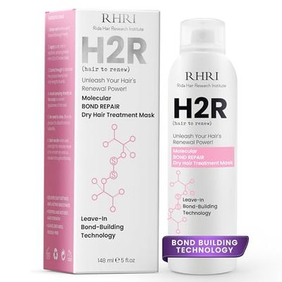 RHRI H2R ANTISOCIAL Molecular Bond Building Dry Hair Treatment Mask Spray, Dry Hair Mask Spray Aerosol, Time Realease Bond-Building Dry Hair Mask, Repair Soften Shine, Dry