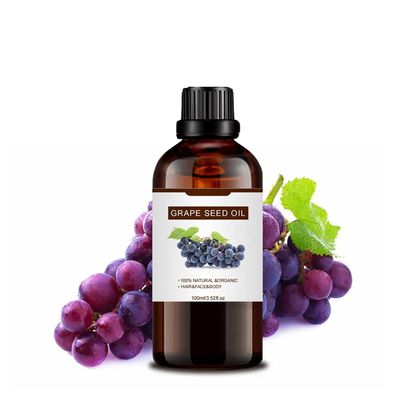 Grape Seed Essential Oil for Dry Damaged Hair Growth,Expeller-Pressed Grapeseed 100 Pure Natural Premium Organic,Cold-Pressed,Moisturizing,Skin Care for Sensitive, Natural Carrier Oil