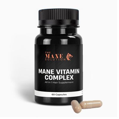 The Mane Vitamin Complex: Hair Growth Supplement for Stronger, Fuller, Healthier Hair, Supports Thicker Hair Reduces Hair Thinning - 60 Capsules