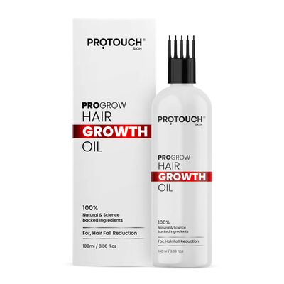PROTOUCH PROGROW Hair Oil For Men And Women Reduces Hair Fall Dandruff Promotes thicker, fuller locks and healthy hair 100 Ml (Pack of 1)