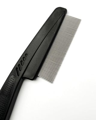 1Pc Black Multifunctional Stainless Steel Fine-Toothed Dandruff Comb, Professional Scalp Care Tool, Suitable for All Ages,Hair Combs,Beauty and Personal Care,Styling Tools and Appliances