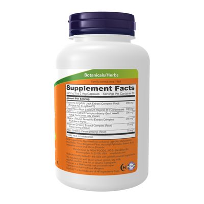 NOW Foods Supplements, TestoJack 200 with Tongkat Ali, Tribulus, Maca and Horny Goat Weed, 120 Veg Capsules
