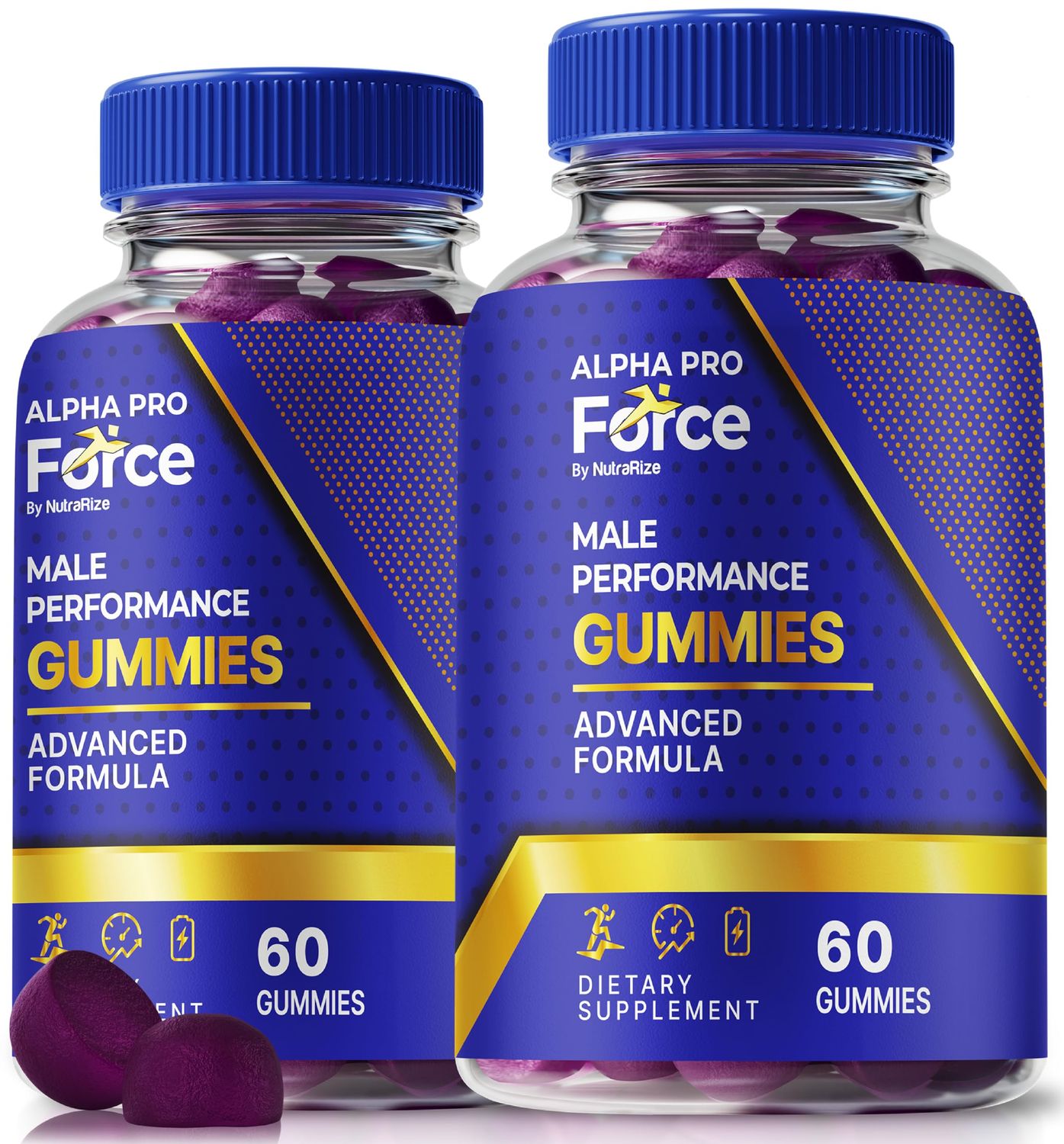(2 Pack) Alpha Pro Force Gummies, Official Alpha Pro Force Gummies for Men, All-Natural Male Formula to Support Peak Performance and Stamina, Alpha Pro Force ME Gomitas Reviews (120 Gummies)