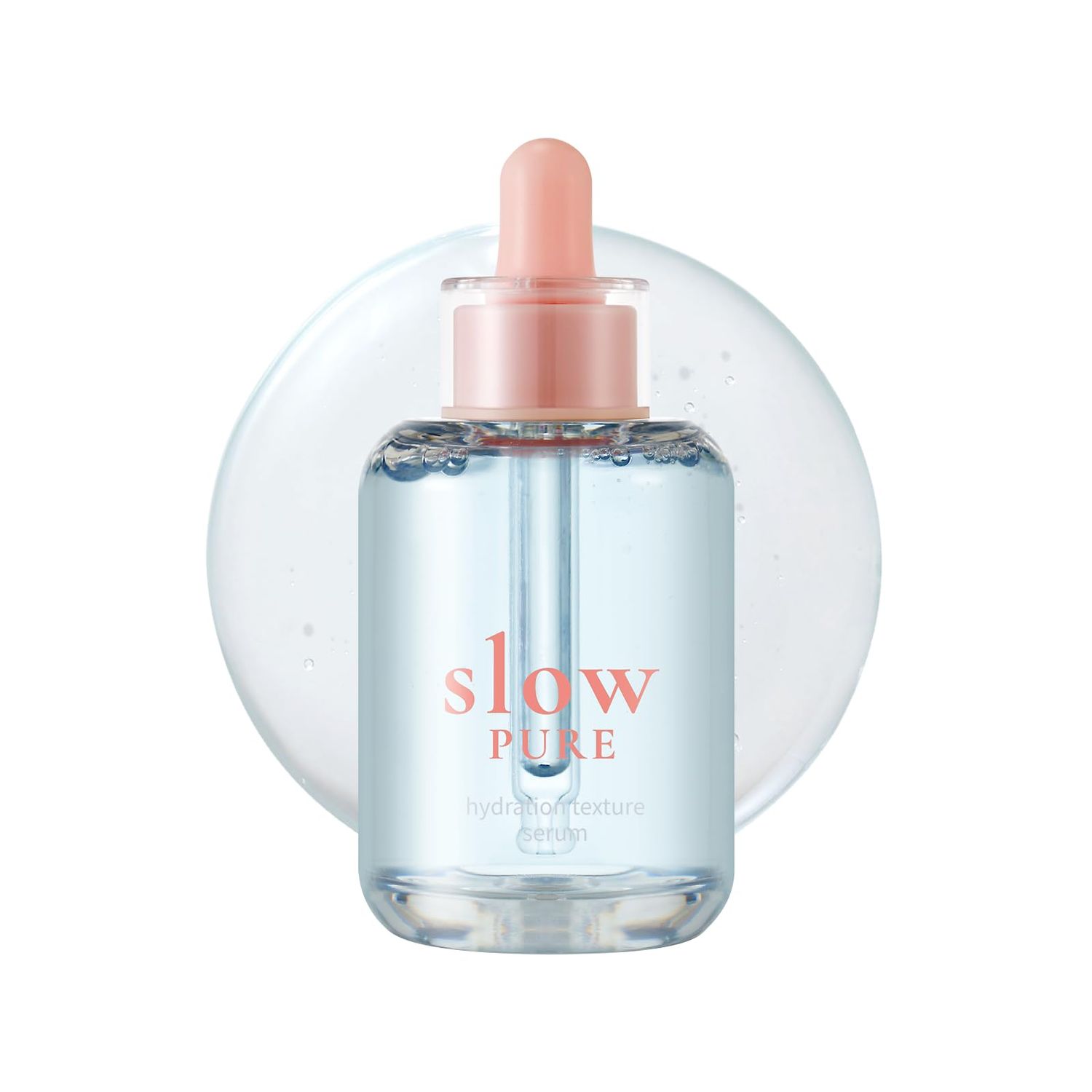 slowpure Hydration Texture Serum 50ml (1.69 fl.oz.) Hydrating, Moisturizing Soothing Smooth Skin Texture, Skin Barrier, Glass Skin Hyaluronic Acid, Ectoin, Birch Sap Korean Skincare