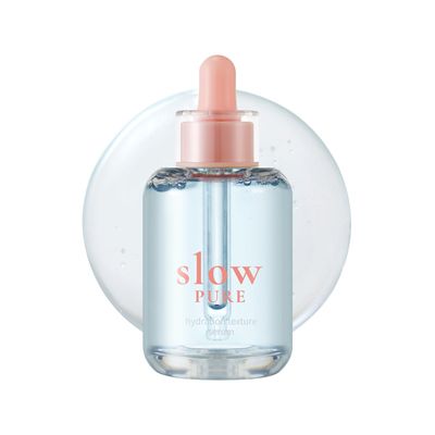 slowpure Hydration Texture Serum 50ml (1.69 fl.oz.) Hydrating, Moisturizing Soothing Smooth Skin Texture, Skin Barrier, Glass Skin Hyaluronic Acid, Ectoin, Birch Sap Korean Skincare