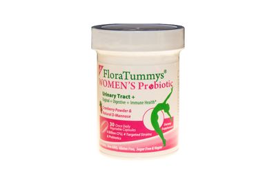 FloraTummys Women&#39;s Probiotic, Urinary Tract Digestive Immune System Health, Cranberry Powder, Kosher Certified, Non-Dairy, Gluten Free, Non-GMO