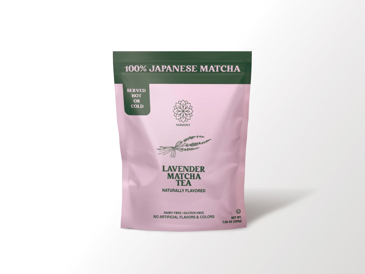 Harmony Matcha Lavender- Premium Japanese Matcha Powder, Shade-Grown Stone-Ground, Rich in Antioxidants L-Theanine, Sweetened with Organic Sugar, No Preservatives, 20 Servings