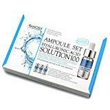 RAMOSU 28 Days Hyaluronic Acid Hydrating Facial Moisturizer Ampoule Intense Hydration for Dry and Dehydrated Skin, Premium Quality Anti Aging Serum (10ml3EA)