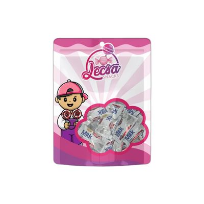 Milk Hard Candy- Individually Wrapped for On-the-Go Delight - Bulky Candy by Lecsa Specialty Snacks 120g 4.2oz (Milk Hard Candy)